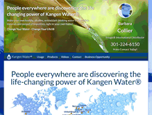 Tablet Screenshot of justdrinkthewater.net